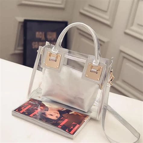 WOMEN'S LUXURY TRANSPARENT SHOULDER BAGS 